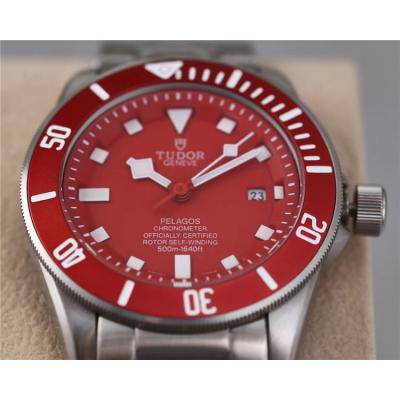 Replica Pelagos Japan Miyota 8215 Automatic Movement Mens Watch Red Dial Stainless Steel G08