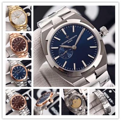 Replica Overseas Japan Miyota 8215 Automatic Movement Mens Watch Blue Dial Stainless Steel E03