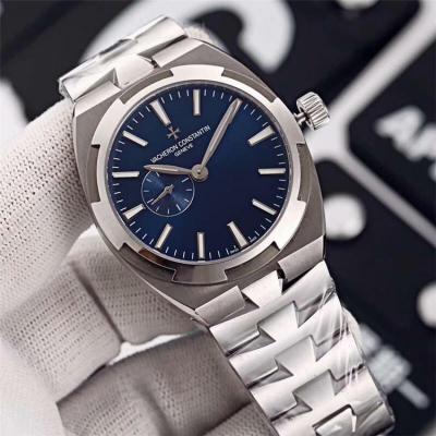 Replica Overseas Japan Miyota 8215 Automatic Movement Mens Watch Blue Dial Stainless Steel E03