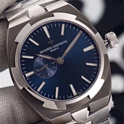 Replica Overseas Japan Miyota 8215 Automatic Movement Mens Watch Blue Dial Stainless Steel E03