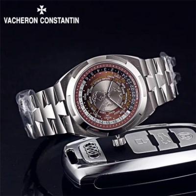 Replica Overseas 5100 Automatic Movement Mens Watch Blue Gray Dial Stainless Steel E05