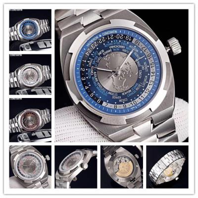 Replica Overseas 5100 Automatic Movement Mens Watch Blue Gray Dial Stainless Steel E05