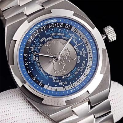 Replica Overseas 5100 Automatic Movement Mens Watch Blue Gray Dial Stainless Steel E05