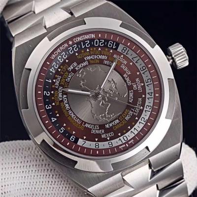 Replica Overseas 5100 Automatic Movement Mens Watch Blue Gray Dial Stainless Steel E05