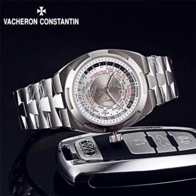 Replica Overseas 5100 Automatic Movement Mens Watch Blue Gray Dial Stainless Steel E05