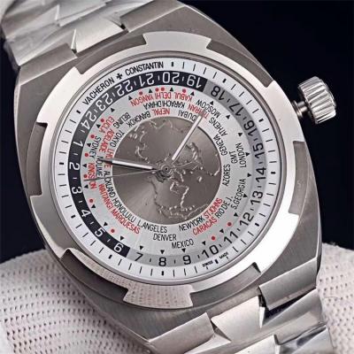 Replica Overseas 5100 Automatic Movement Mens Watch Blue Gray Dial Stainless Steel E05