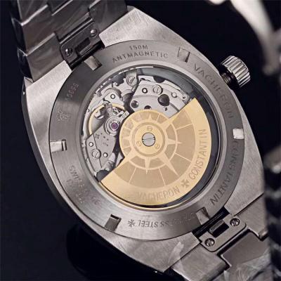 Replica Overseas 5100 Automatic Movement Mens Watch Blue Gray Dial Stainless Steel E05