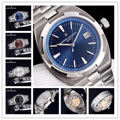 Replica Overseas 5100 Automatic Movement Mens Watch Blue Dial Stainless Steel A E06