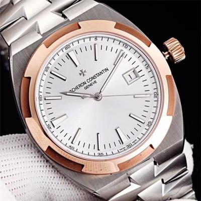 Replica Overseas 5100 Automatic Movement Mens Watch White Dial Stainless Steel B E06