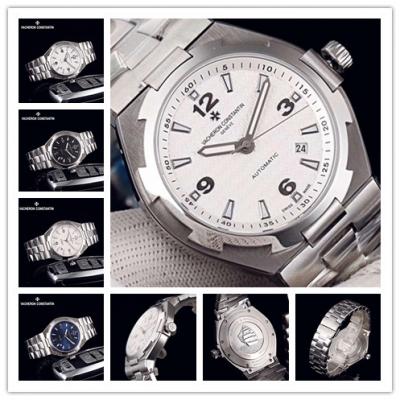 Replica Overseas Japan Miyota 8219 Automatic Movement Mens Watch White Dial Stainless Steel A E10