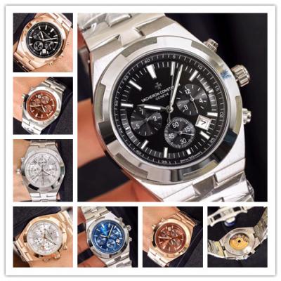 Replica Overseas A2813 Automatic Movement Mens Watch Black Dial Stainless Steel E12