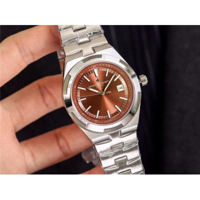 Replica Overseas A2813 Automatic Movement Mens Watch Silver Dial Rose Gold B E13