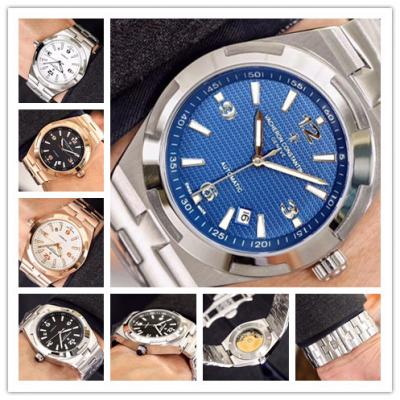 Replica Overseas A2813 Automatic Movement Mens Watch Blue Dial Stainless Steel E14