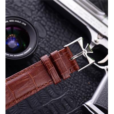 Replica Fiftysix A21j Automatic Movement Mens Watch White Dial Leather Strap A E21