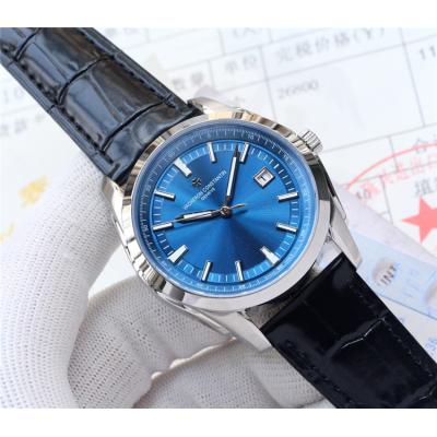 Replica Traditionnelle Japan Miyota 8215 Automatic Mens Watch Blue Dial Leather Strap E28