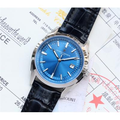 Replica Traditionnelle Japan Miyota 8215 Automatic Mens Watch Blue Dial Leather Strap E28