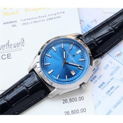 Replica Traditionnelle Japan Miyota 8215 Automatic Mens Watch Blue Dial Leather Strap E28