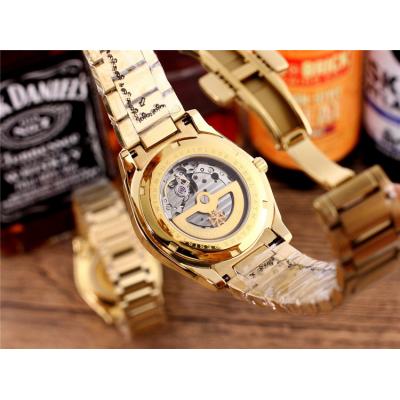 Replica Overseas A21j Automatic Movement Mens Watch White Dial Yellow Gold E31