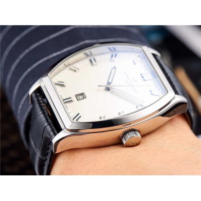 Replica Malte A21j Automatic Movement Mens Watch Black Dial Leather Strap A E34