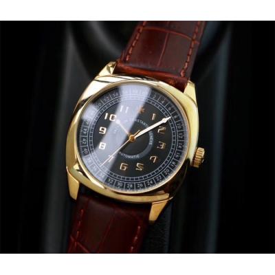 Replica Harmony A2824 Automatic Movement Mens Watch White Dial Leather Strap A E36