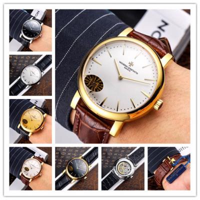 Replica Patrimony Japan Miyota 8219 Automatic Movement Mens Watch Silver Dial Leather Strap E44