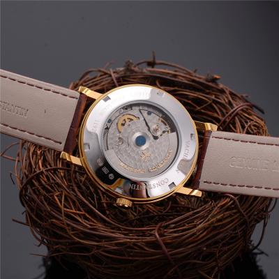 Replica Patrimony A21j Automatic Movement Mens Watch White Dial Leather Strap E61