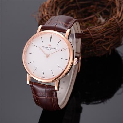 Replica Patrimony A21j Automatic Movement Mens Watch White Dial Leather Strap E61