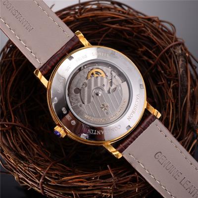 Replica Patrimony A21j Automatic Movement Mens Watch White Dial Leather Strap A E62