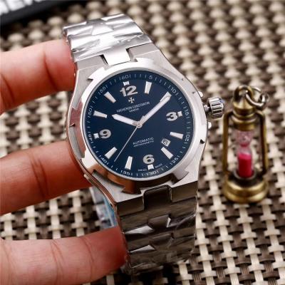 Replica Overseas A21j Automatic Movement Mens Watch Blue Dial Stainless Steel E63