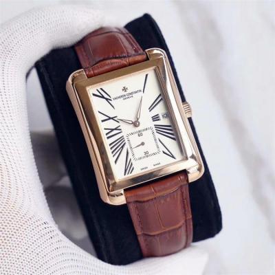 Replica A21j Automatic Movement Mens Watch White Dial Two Tone Rose Gold E66