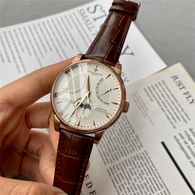 Replica Patrimony A21j Automatic Movement Mens Watch White Dial Leather Strap E71