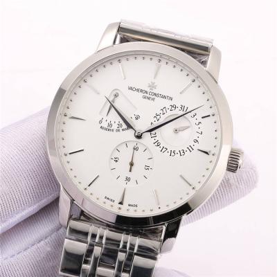 Replica Patrimony A21j Automatic Movement Mens Watch White Dial Stainless Steel A E74