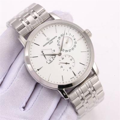 Replica Patrimony A21j Automatic Movement Mens Watch White Dial Stainless Steel A E74