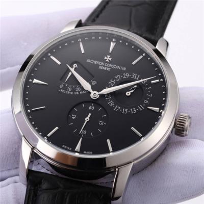 Replica Patrimony A21j Automatic Movement Mens Watch White Dial Leather Strap B E74