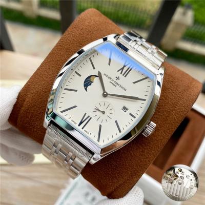 Replica Malte A21j Automatic Movement Mens Watch White Dial Stainless Steel A E75