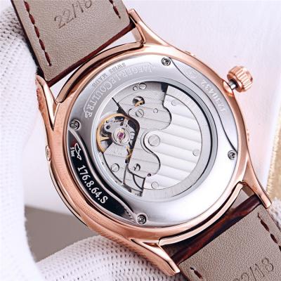 Replica Patrimony A21j Automatic Movement Mens Watch White Dial Leather Strap A E84