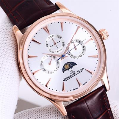 Replica Patrimony A21j Automatic Movement Mens Watch White Dial Leather Strap A E84