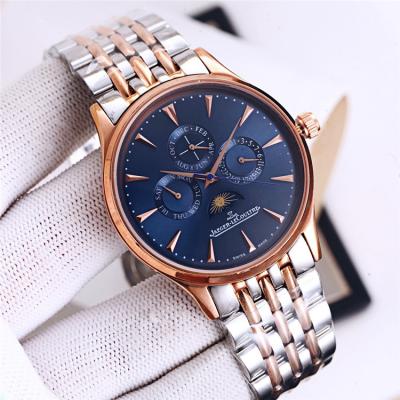 Replica Patrimony A21j Automatic Movement Mens Watch Black Dial Two Tone Rose Gold C E84