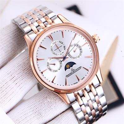 Replica Patrimony A21j Automatic Movement Mens Watch Black Dial Two Tone Rose Gold C E84