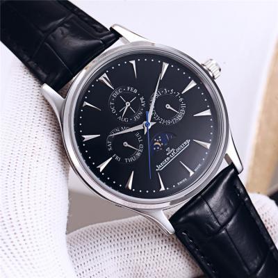 Replica Patrimony A21j Automatic Movement Mens Watch Gray Dial Leather Strap D E84