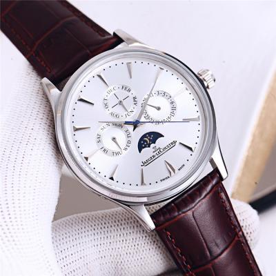 Replica Patrimony A21j Automatic Movement Mens Watch Gray Dial Leather Strap D E84