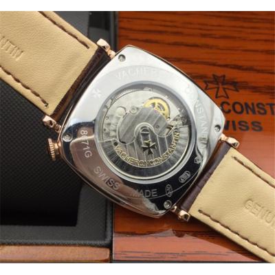 Replica Harmony A2813 Automatic Movement Mens Watch White Dial Leather Strap E87