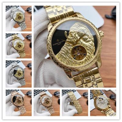 Replica Les Cabinotiers A21j Automatic Movement Mens Watch Black Tourbillon Dial Yellow Gold A E108