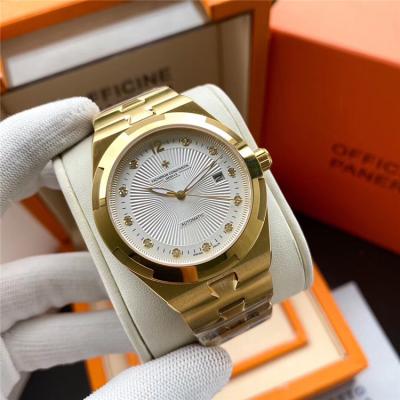 Replica Overseas A2813 Automatic Movement Mens Watch White Dial Rose Gold E114