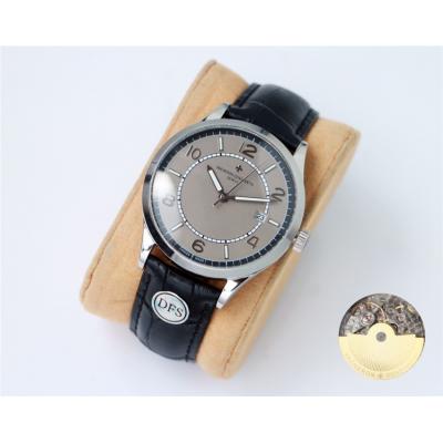 Replica Traditionnelle A21j Automatic Movement Mens Watch White Dial Leather Strap E116