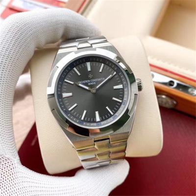 Replica Overseas A21j Automatic Movement Mens Watch Blue Dial Stainless Steel A E128