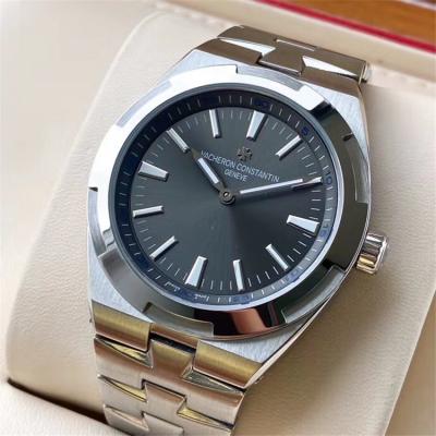 Replica Overseas A21j Automatic Movement Mens Watch Blue Dial Stainless Steel A E128