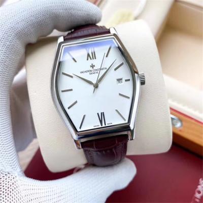 Replica Malte A21j Automatic Movement Mens Watch White Dial Leather Strap A E131