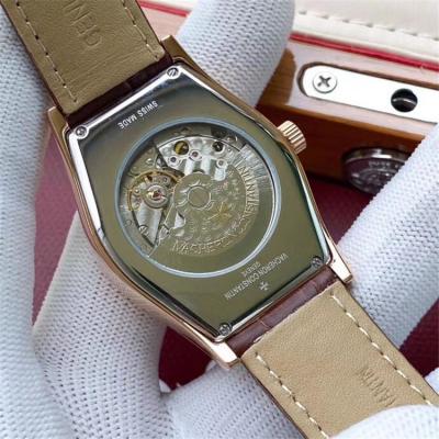 Replica Malte A21j Automatic Movement Mens Watch White Dial Leather Strap A E131