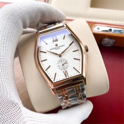 Replica Malte A21j Automatic Movement Mens Watch Black Dial Two Tone Rose Gold B E131